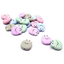 Speed Sale New Silicone Food Grade Frog Tooth Gum Loose Beads Baby Tooth Bite Necklace Dental Gum Grinders