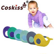 Coskiss creative new whale tooth gum baby molars tooth stick tooth glue toy silicone animal bite