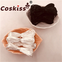 5 m long wax line black and white Korean wire DIY bracelet bracelet accessories string bead products