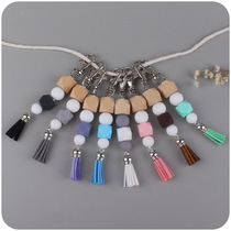 New creative DIY streaming Su Hanging Pendant Color Silicone Bead Key Buckle Hanging Pendant Bag Pendant Amazon Speed Selling
