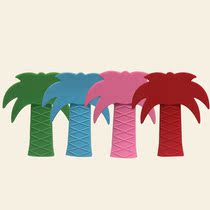 Manufacturer supply silicone gel gum creative tree baby pendant necklace tooth rubber grinding tooth bites glue