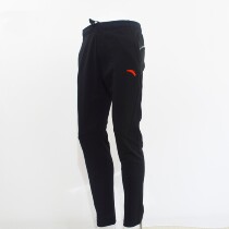 ANTA sponsored the Chinese delegation national team mens and womens black knitted sports pants