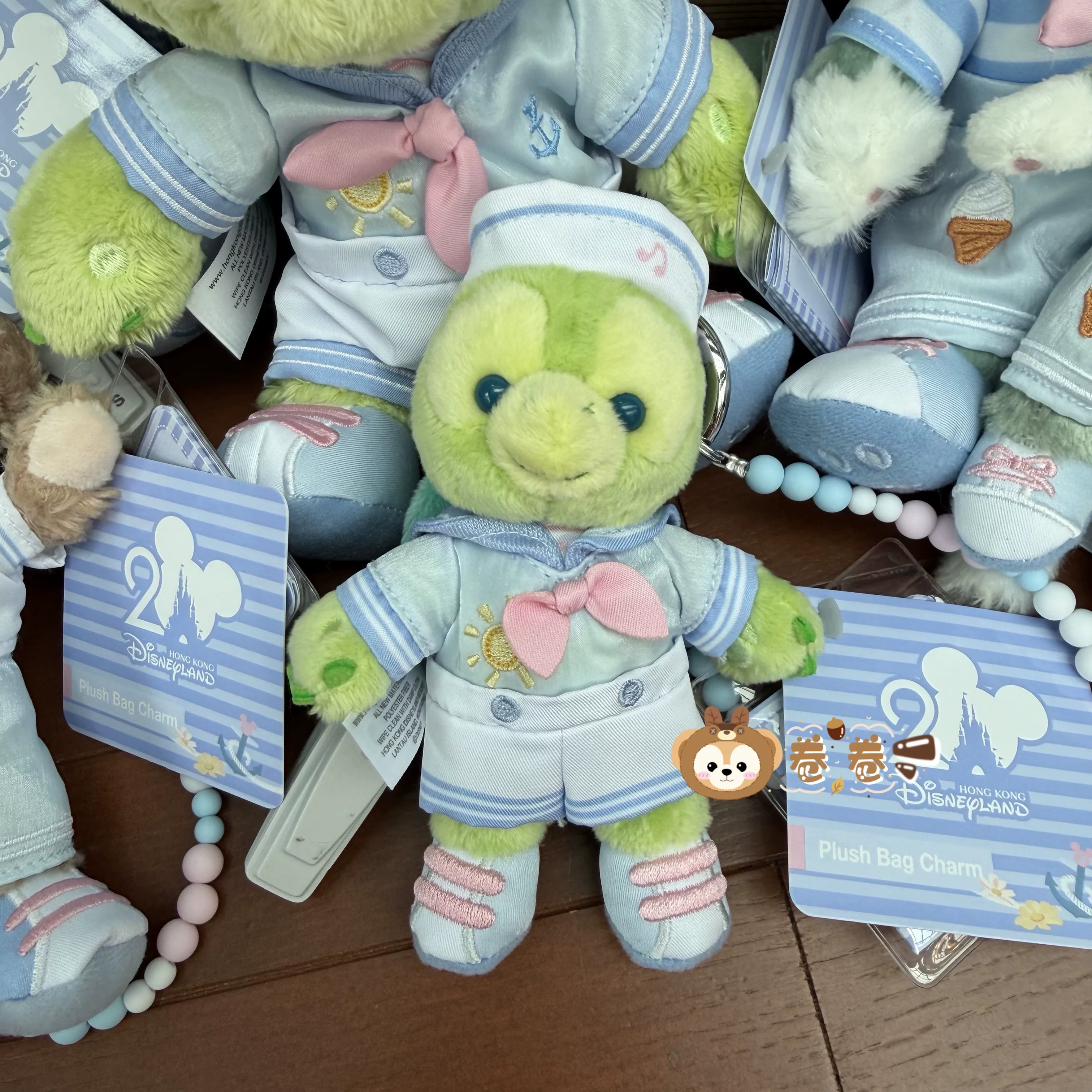 Гонконгский Disneyland Limited весенний набор отправляется Лина Белл Вафля Санта Подвеска плюшевая кукла Дюффи