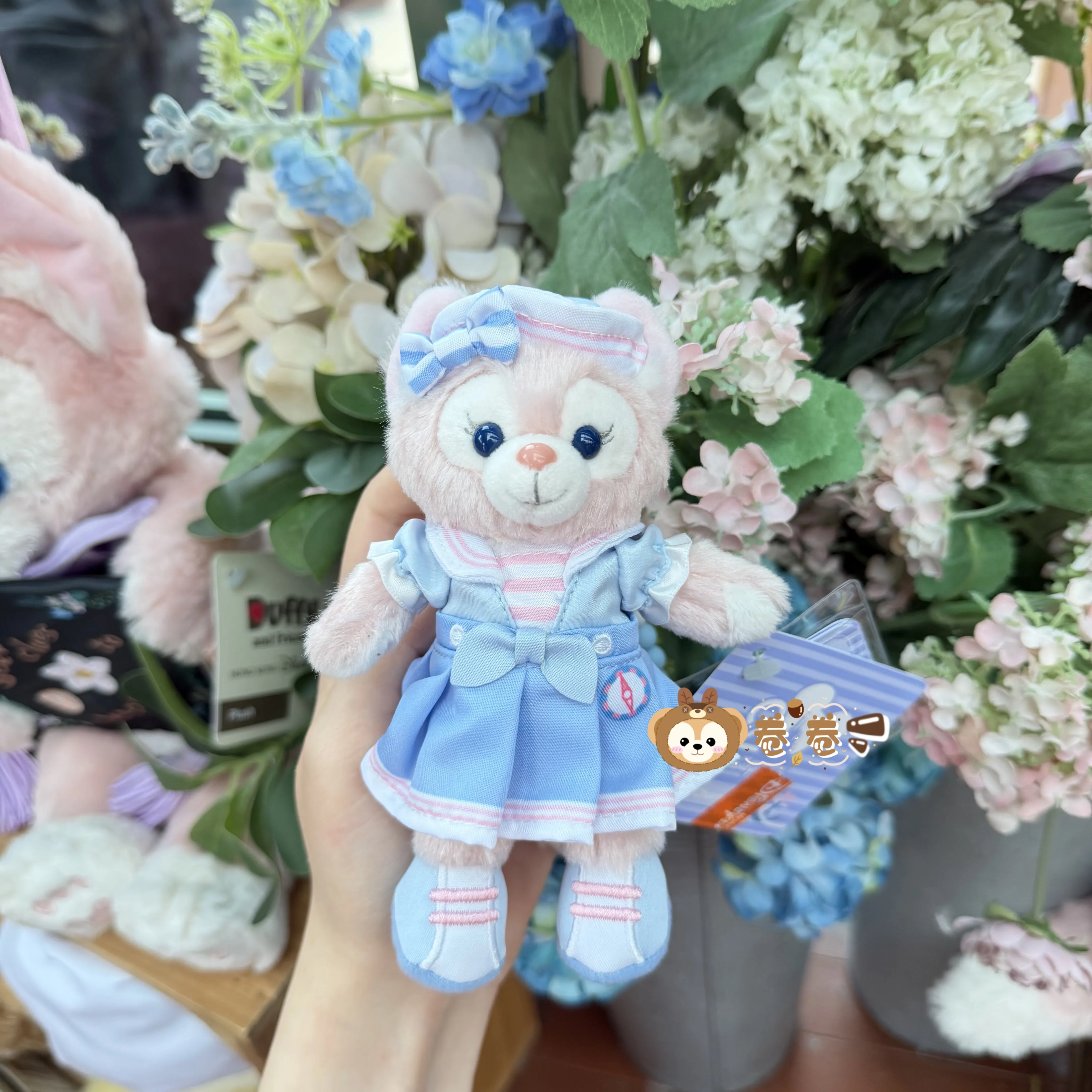 Гонконгский Disneyland Limited весенний набор отправляется Лина Белл Вафля Санта Подвеска плюшевая кукла Дюффи