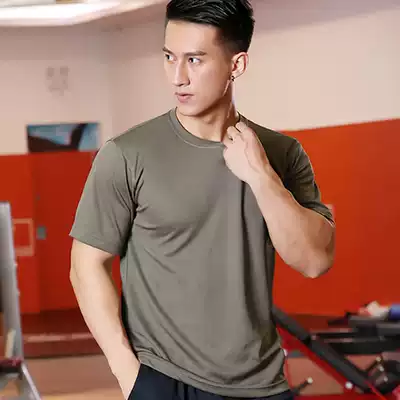 Short-sleeved physical training suit suit men's summer short-sleeved breathable quick-drying sportswear summer outdoor army fan T-shirt