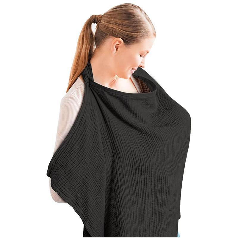 Multi-Purpose Autumn and Winter Pure Cotton Gauze Towel for Going Out, Nursing Cover, Baby Nursing Cape, Breastfeeding Cover-Up, Anti-Exposure
