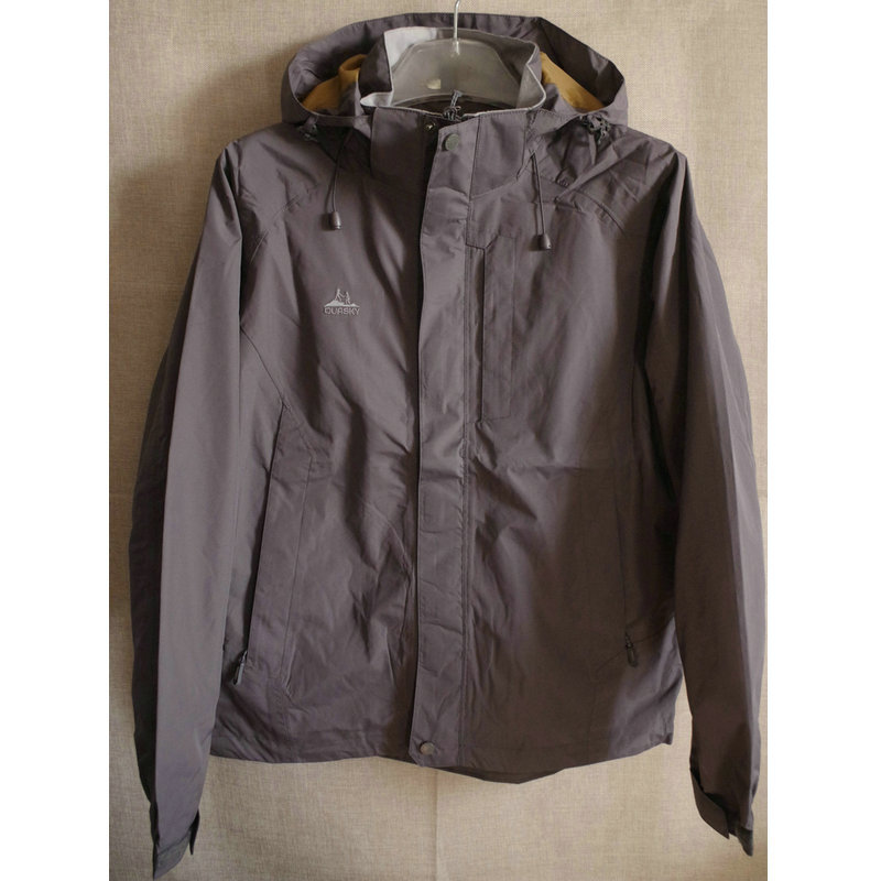 Outdoor Men's Jacket, Waterproof and Breathable, Autumn and Winter Windproof Men's Jacket, Mountaineering and Travel Multi-Pocket Jacket