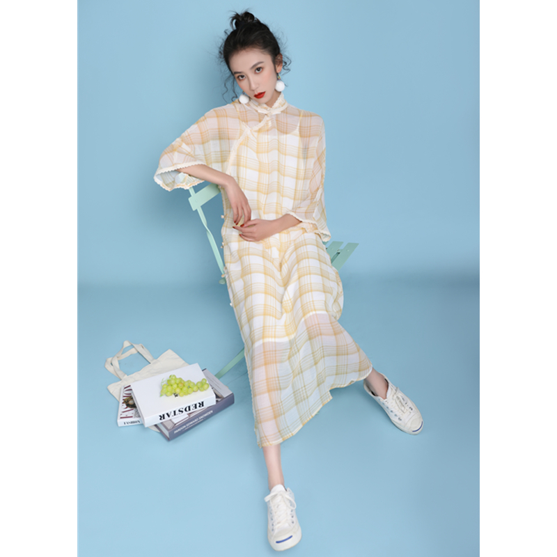 Retro long skirt, cheongsam, ethnic dress, french style, Chinese style Retro long skirt, cheongsam, ethnic dress, french style, Chinese style