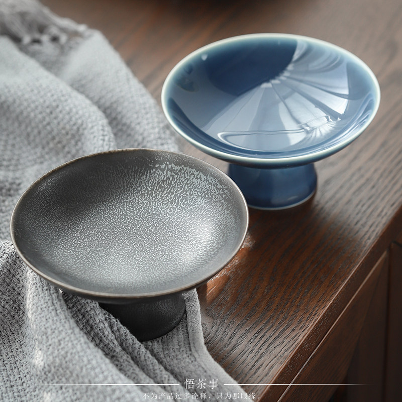 Epiphany Tea Thing Ceramic Tea Spot Tray Zero Refreshment Tray Tea Ceremony Tea Set Accessories Day Style Meditation Multipurpose Snack Dei