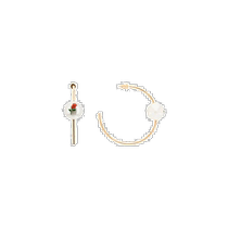 Hong Kong direct mail SAF SAFU womens necklace PEARLROSESHOOPGOLD