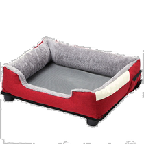 pet life pet life dream smart electronic heating and cooling smart dog bed - wine red (USA