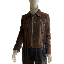 韩国直邮ASH 女士流苏系扣V领短夹克 OURIA AB4DJK003 CH