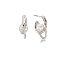 Korean direct mail MINWHEE ART N JEWELRY MIDNIGHT INK] CURVE METAL PEA