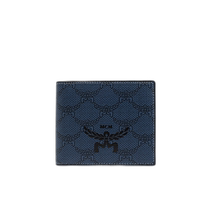 Hong Kong direct mail MCM mens wallet MXSESAC01VC0NAVYBLAZER