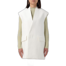 Hong Kong direct mail trendy luxury Jil Sander womens double-breasted vest J03BN0140J