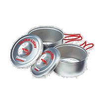 Evernew cookware set titanium alloy is high temperature resistant convenient to carry press folding buckle
