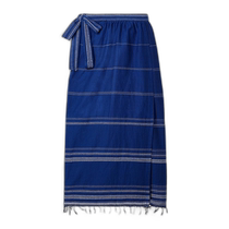 Hong Kong direct mail trendy luxury LEMLEM womens Inku topstitched cotton wrap skirt SW2327