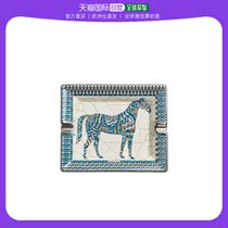 European direct mail Hermes Hermès porcelain ashtray with blue print delicate classic versatile fashionable and durable