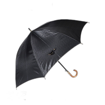 Japan direct mail CHARLES JOURDAN long umbrella womens windproof long umbrella burgundy black 1CJ 110