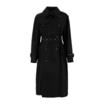 Hong Kong direct mail trendy luxury Sacai womens gabardine coat SCW212