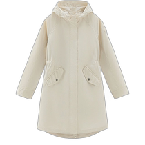 Hong Kong direct mail trendy luxury Woolrich Womens long urban style fabric hooded summer party