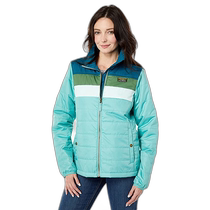 Hong Kong direct mail trendy luxury l l bean womens Mountain classic fluffy color block jacket