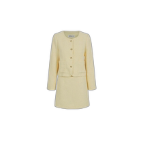 Korean direct mail RIRINCO] ROONVRIN thick jacket elastic back panel mini skirt two
