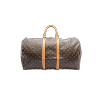 Japanese direct mail second-hand LV Louis Vuitton mens A-level 95 new keepall55 travel bag 55-coated waterproof sail