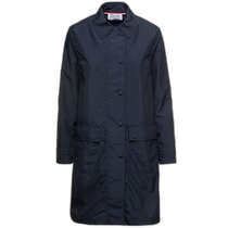 Hong Kong direct mail trendy luxury Thom Browne womens blue single-breasted round collar anti-rupture