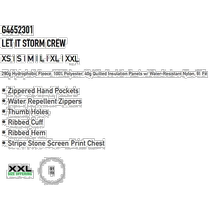 Japan Direct Shipping Volcom LET IT STORM Crew Second Layer Training Snowboard Wear 2023