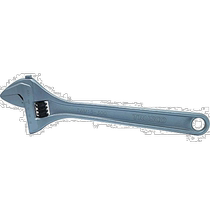 Japan direct mail TRUSCO wide mouth adjustable wrench 15° type 450mm TWM15 450