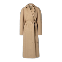 Hong Kong direct mail trendy luxury KHAITE womens windbreaker 7110186 coat belt