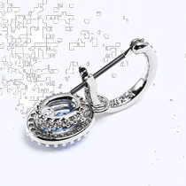 Direct mail from Japan Swarovski earrings drop-shaped Constella womens oval cut 5671817 first