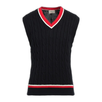 Hong Kong direct mail trendy luxury Brooksfield mens sleeveless sweater