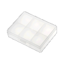Japan direct mail muji MUJI storage box frosted transparent storage box portable large capacity