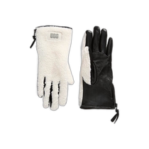 (Direct Shipping from the United States) UGG® Faux Wool and Leather Zippered Gloves