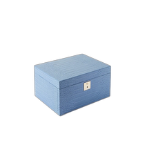 Hong Kong Direct Mail Fashion Luxury Smythson Womens Mara Imitation Crocodile Leather Jewelry Box 12
