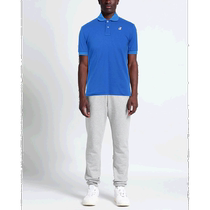 Hong Kong direct mail trendy luxury K-Way mens Polo shirt blue blue comfortable and fashionable
