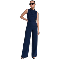 Hong Kong direct mail trendy luxury Black Halo womens Corrine jumpsuit BLACK31171