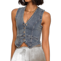 heartloomDenny denim vest - denim (American outlet) straight hair