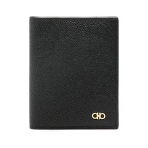 Hong Kong direct mail SALVATORE FERRAGAMO mens wallet 6614520775661NERO