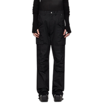 Hong Kong direct mail trendy luxury Rick Owens Rick Owens mens black Stefan overalls