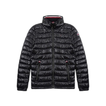Hong Kong Direct Mail Fashion Luxury Tommy Hilfiger Mens Stand Collar Quilted Cotton Jacket