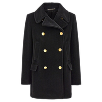 Hong Kong direct mail trendy luxury Tagliatore womens double-breasted coat BLANCHED70015N1389