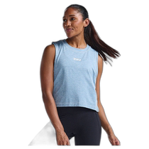 Hong Kong Direct Mail Trendy Luxury 2XU Womens Motion Crop Sleeveless T-Shirt WR7192aHYG