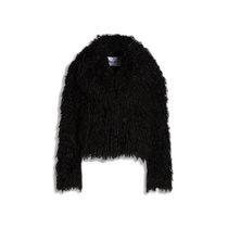 Hong Kong Direct Mail Fashionable Luxury Stand Studio Womens Faux Fur Jacket 612799981