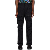 Hong Kong direct mail trendy luxury engineered garments mens exclusive black FA overalls