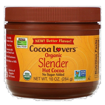 Hong Kong Straight Hair NOW Cocoa Mixed Powder Chocolate Flavor Luo Han Guo Stevia 284g