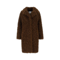 Hong Kong direct mail trendy luxury Stand Studio ladies Camille eco chocolate cocoon fur