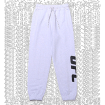 Korean direct mail UFC SPORT UFC large logo jogging pants white gray U2LPT3333M1